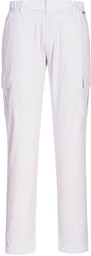 S231 - Bojówki Stretch Slim - biały 28