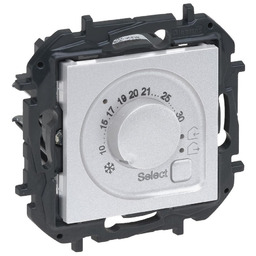 Niloe Step termostat pokojowy - aluminum Legrand 863341B