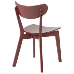 Krzesło drewniane Roxby czerwone do jadalni kuchni salonu