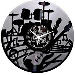 Zegar ścienny z winylu zegar z płyty gramofonowej