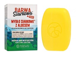 BARWA Siarkowa + Aloes Mydło siarkowe w kostce