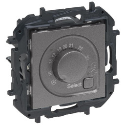 Niloe Step termostat pokojowy - stalowy Legrand 863441B