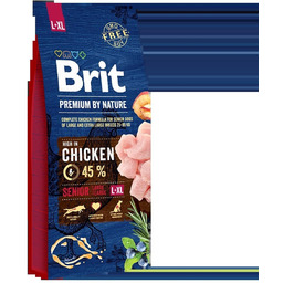 Brit Premium By Nature Senior L+XL Z Kurczakiem