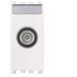 Gniazdo TV-RD-SAT przelotowe 10dB, białe