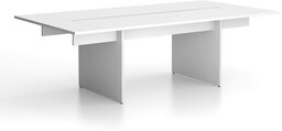 Stół konferencyjny SOLID + 2x rozszerzenie blatu, 240x125