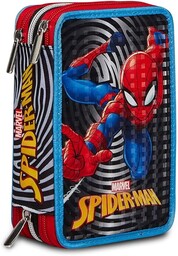 SPIDER-MAN THE GREATEST HEROE 3-Zip Piórnik, wielokolorowy,