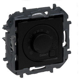 Niloe Step termostat pokojowy - czarny Legrand 863541B