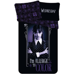 Pościel Wednesday I'M Allergic To Color Nevermore Academy