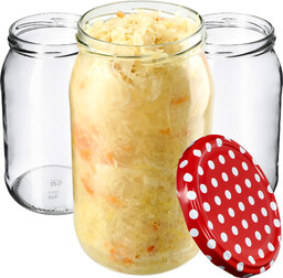 Słoiki na przetwory Niva 760ml 8szt 82mm +
