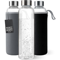 Moritz & Moritz Butelka do picia szklana, 500