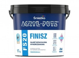 ŚNIEŻKA Acryl Putz FS20 Finisz gładź szpachlowa 17kg