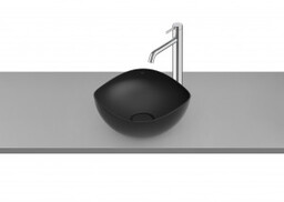 ROCA A327A15080 OHTAKE Umywalka nablatowa 37,5x37,5x17,5 cm CZARNY