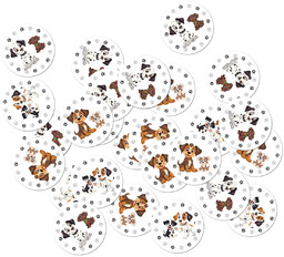 Konfetti urodzinowe Pieski - 36 szt.