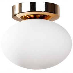 Lampa sufitowa, plafon złoty biały do salonu sypialni