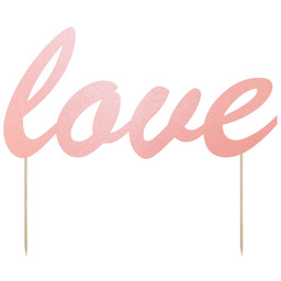 Topper na tort Love - 15 cm