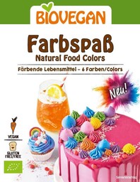 BioVegan, bezglutenowe barwniki spożywcze, 6 x 8g