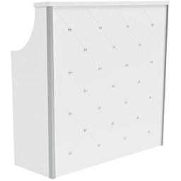 Recepcja fryzjerska lakierowana Diamond 100 cm kosmetyczna