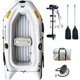 Ponton Z Silnikiem elektrycznym turystyczny wędkarski Aqua Marina