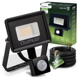 Naświetlacz LED 20W z czujnikiem IP44 4000K biała