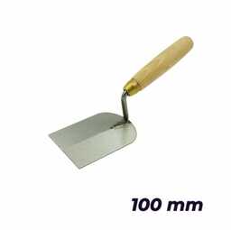 SOLID Kielnia stalowa sztukatorska 100mm r. drewno