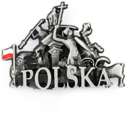 Magnes na lodówkę panorama Polska pomniki