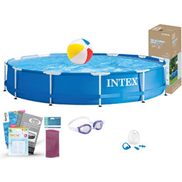 Basen Intex 366x76 Ogrodowy Stelażowy 28210 8w1