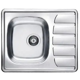 Alveus Zoom 10 1098941K Stalowy Srebrny Zlewozmywak prostokątny