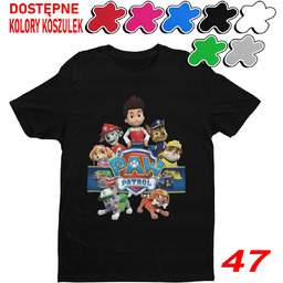 Dziecięca Koszulka Z Nadrukiem Psi Patrol Duży Wybór