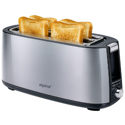 Toster Alpina ALP-SI-22909 1400W srebrny, 7 poziomów opiekania,