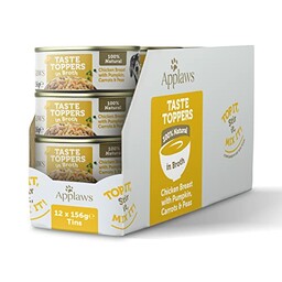 Applaws Hund Zinn Huhn Brust mit Gemüse, 12