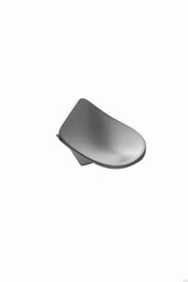 Gałka meblowa Slope 16 Metalowa Srebrna