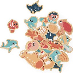 Janod -Janod-24 magnesy z motywem świata morskiego -