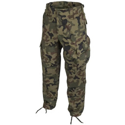 Spodnie bojówki Helikon CPU PolyCotton Ripstop PL Woodland