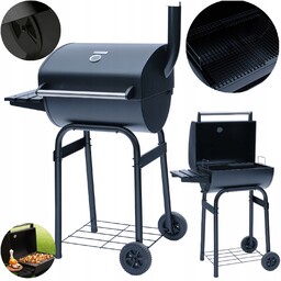 Duży Grill Ogrodowy Landgraf Półki Popielnik