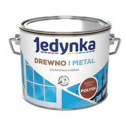 Jedynka Farba do drewna i metalu orzech średni