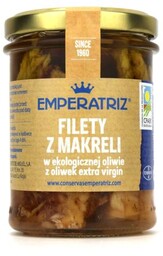 MAKRELA FILETY W BIO OLIWIE Z OLIWEK EXTRA