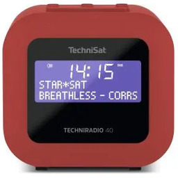 TechniSat TechniRadio 40 Czerwony Radiobudzik