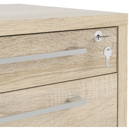 Kontenerek pod biurko dąb sonoma mat 48 x