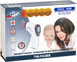 Tech-Med TMA-F03BB, termometr bezdotykowy na podczerwień