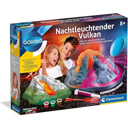 Clementoni Galileo Fun - świecący w nocy wulkan,