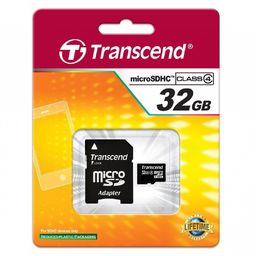 Transcend Karta pamięci MicroSD SDHC 32GB Class 4