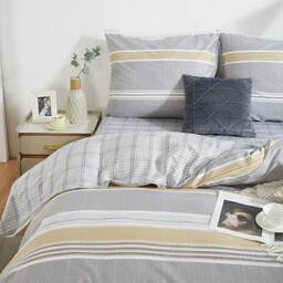 Spod Igły I Nitki Pościel satynowa 140x200 szara