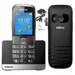 Telefon dla Seniora Maxcom duże klawisze i czcionka,
