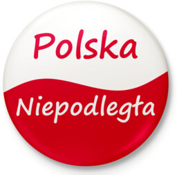 Button magnes na lodówkę Polska Niepodległa