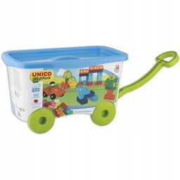 Klocki Konstrukcjne Unico Pojemnik Box Wózek 150el