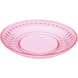 Villeroy & Boch Boston Talerz Dekoracyjny, Szkło, Różowy,