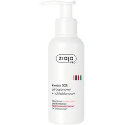 Ziaja Pro, kwasy 30% pirogronowy + laktobionowy, 100ml