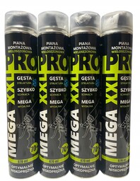 Pro XXL Piana pianka montażowa niskoprężna 870ml Wielosezonowa
