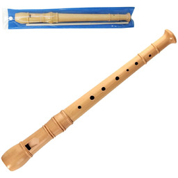 Flet prosty dla dzieci z wyciorem, drewniany, Trifox