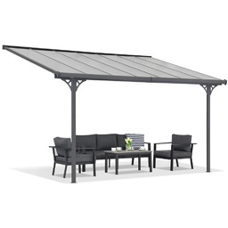 Poliwęglanowe zadaszenie tarasu Nevada 3,05 x 4,36 m